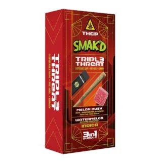 SMAKD Triple Threat THCP Melon Kush Indica 3-in-1 Bundle