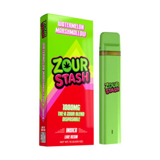 Zour Stash THCA Zour Blend Disposable 1G Watermelon Marshmallow