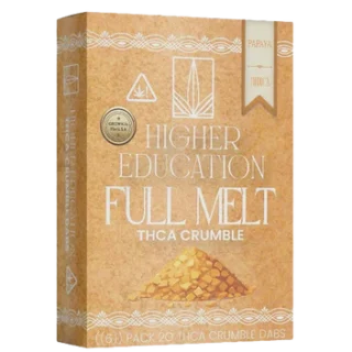 higher education full melt thca crumble papaya indica