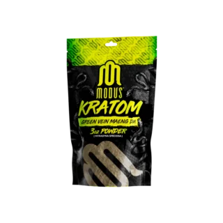 Modus Kratom Powder Indo 3 oz Green Vein Maeng Da