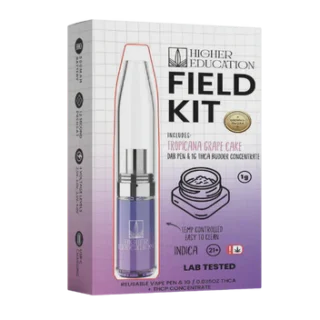 Higher Education Dab Field Kit 1G THCA Tropicana Grape Cake Indica