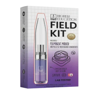 Higher Education Dab Field Kit 1G THCA Permanent Market Sativa