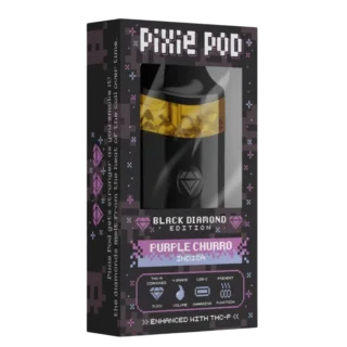 Pixie Pod Black Diamond Edition disposable vape 4ml Purple Churro indica