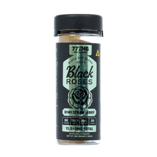 black roses blackout blend gummies 15540mg kiwi strawberry 20ct 777mg each