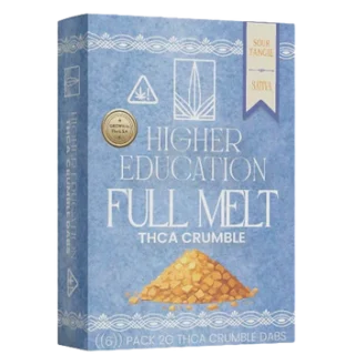 higher education full melt thca crumble sour tangie sativa