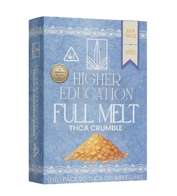 higher education full melt thca crumble sour tangie sativa