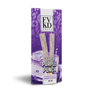 FVKD Diamond Infused Hash Holez THCa Pre-Rolls 2CT Purple Punch Hybrid