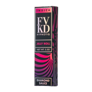 FVKD Hypnotiq Diamond Sauce Disposable 3.5G HHC THCp THCa Jelly Roll Indica