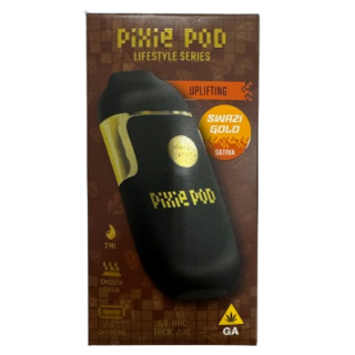 Pixie Pod Lifestyle Series disposable vape 2ml Swazi Gold sativa