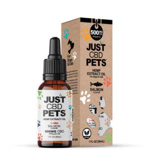 Just CBD Pets Hemp Extract Oil 500mg Salmon Flavor