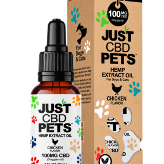 JustCBD Pets Hemp Extract CBD Oil 100mg