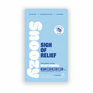 Snoozy Sigh of Relief Tart Blueberry gummies