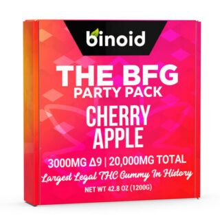 Binoid The BFG Party Pack THC Gummy 20000mg Cherry Apple
