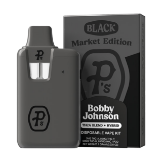 Pushin P’s – Bobby Johnson Disposable Vape – THCA Blend – Hybrid