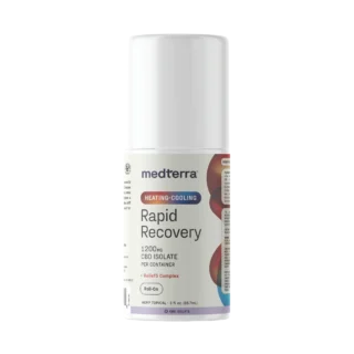 Medterra Rapid Recovery CBD Heating + Cooling Roll-On 1200mg