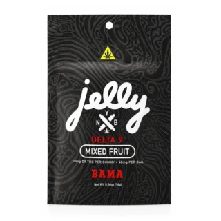 Jelly -Bama Gummies - D9 THC - Mixed Fruit - 40MG