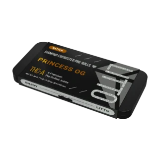 LITTO Diamond Encrusted Pre Rolls 3G Princess OG
