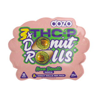 Dozo – THC-P Donut Rolls – Nova Biscotti – Indica – 6g Total – 3 Pack