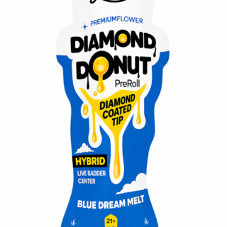 hazymary-diamond-donut-preroll-blue-dream-melt-2g