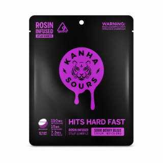 Kanha - Sours - Rosin Infused Vegan Gummies - THC - Available in Multiple Flavors - 150MG