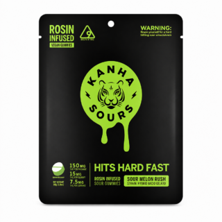 Kanha - Sours - Rosin Infused Vegan Gummies - THC - Available in Multiple Flavors - 150MG