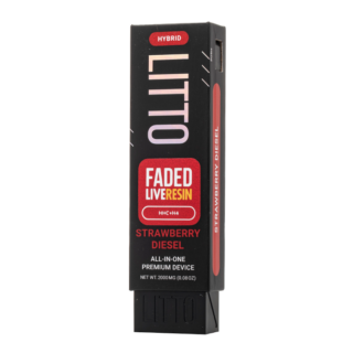 LITTO Faded Blend Live Resin Disposable 2G Strawberry Diesel Hybrid