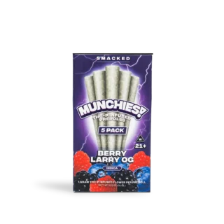 Delta Munchies – THC-P Infused Prerolls-berry-larry-og-5pack