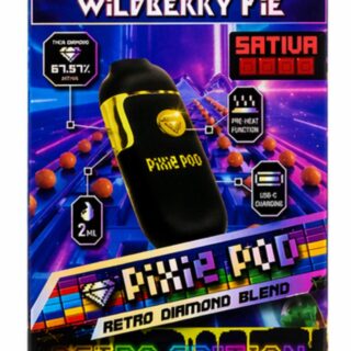 Pixie Dust - Disposable Vape - THC-A - wild-berry-sativa - 2ML