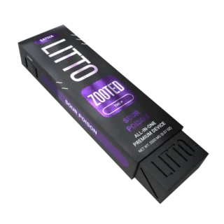 LITTO ZOOTED THC-P Disposable 2G Sour Poison Sativa