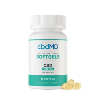 cbdMD Broad Spectrum CBD Softgels  30CT-60CT