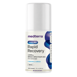 Medterra Rapid Recovery Broad Spectrum CBD Cooling Roll-On 1200mg