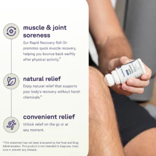 Medterra Rapid Recovery Broad Spectrum CBD Cooling Roll-On 1200mg