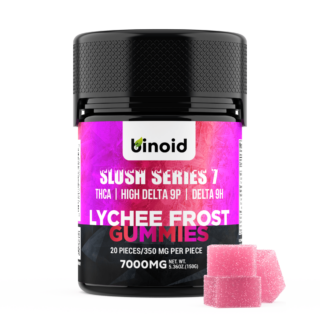Binoid Slush Series Super 7 Gummies THCA +Delta 9 - 7000mg - 20 Gummies