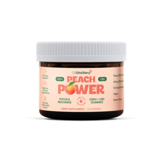 CBDistillery Peach Power CBDV + CBD Gummies – 30 Gummies