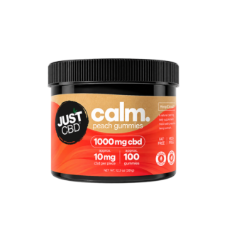 JustCBD Calm CBD Gummies Peach 250mg-1000mg