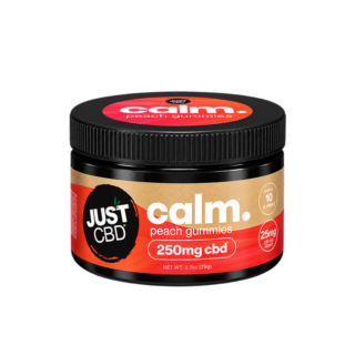 JustCBD Calm CBD Gummies Peach 250mg-1000mg