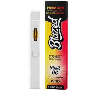 Blazed Premium Liquid Diamonds Disposable Vape THCA +  THC-JD +THCP - 3 Grams