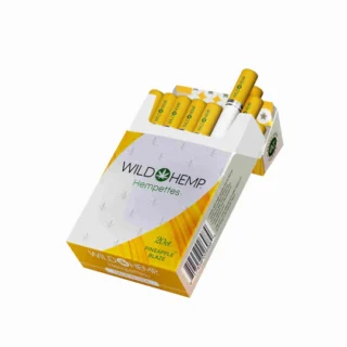 Wild Hemp CBD Hempettes Cigarettes Assorted Flavors 1,500mg CBD – 20 Count-PINEAPPLE