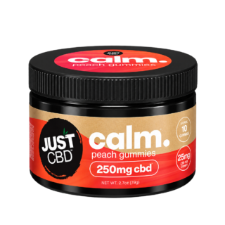 JustCBD Calm CBD Gummies Peach 250mg-1000mg