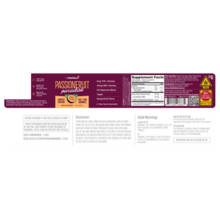 CBDistillery Passionfruit Paradise THC + CBD Gummies – 5mg THC + 25mg CBD – Passionfruit – 30 Ct