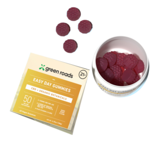 Green Roads Easy Day Gummies CBD + Organic Botanicals Mixed Berry 1500MG – 60 Gummies