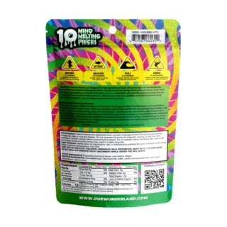 Wunder High Potency Mushroom Gummies  Double Apple 12,000MG – 10 Gummies