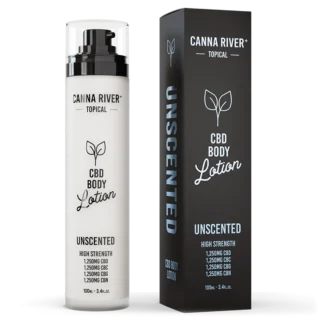 Canna River Broad Spectrum Body Lotion  CBD + CBC + CBG + CBN - 1250MG