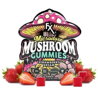 CBDfx Microdose Mushroom Gummies  Multiple Flavors Available 15 Gummies