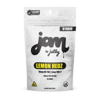 Jelly JAM Gummies  D9 THC + THC-P  300mg – 20 Count – Multiple Flavors
