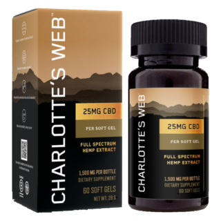 Charlotte’s Web Daily Care Full Spectrum CBD Soft Gels 60 Count