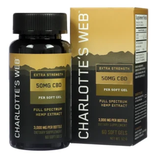 Charlotte’s Web Daily Care Full Spectrum CBD Soft Gels 60 Count