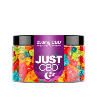 JustCBD CBD Gummies for Sleep with Melatonin 250mg - 500mg - 1000mg - 3000mg