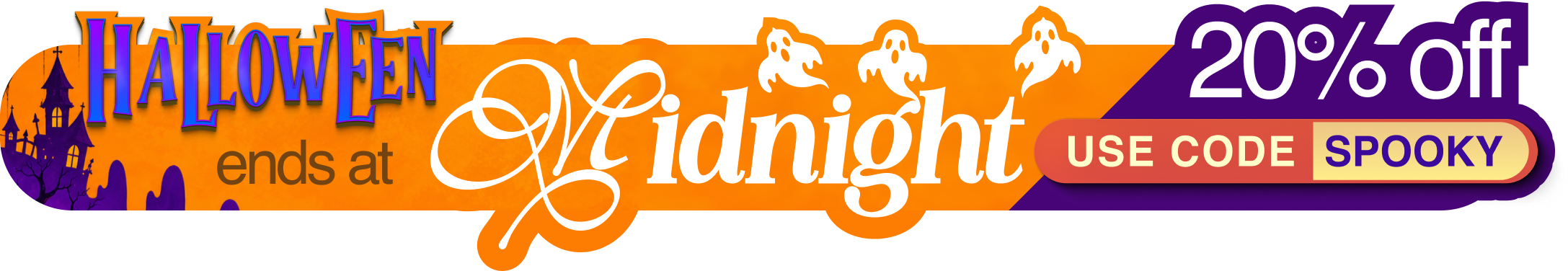 Sitewide 20% off ends tonight