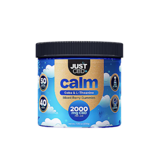 JustCBD CBD+ Calm GABA & L-Theanine Mixed Berry Gummies 2000mg